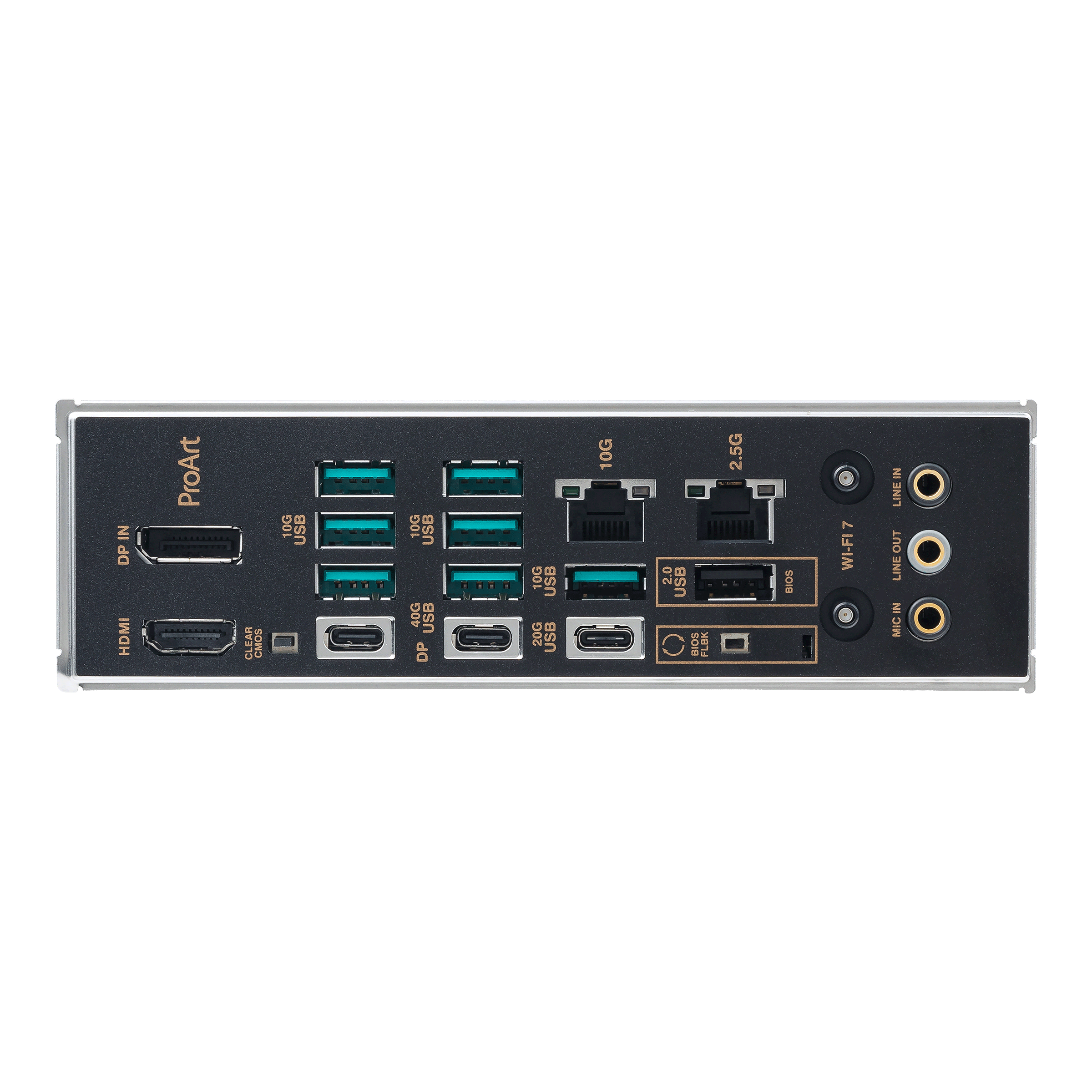 Panneau arrière officiel ASUS ProArt X870E-Creator WiFi