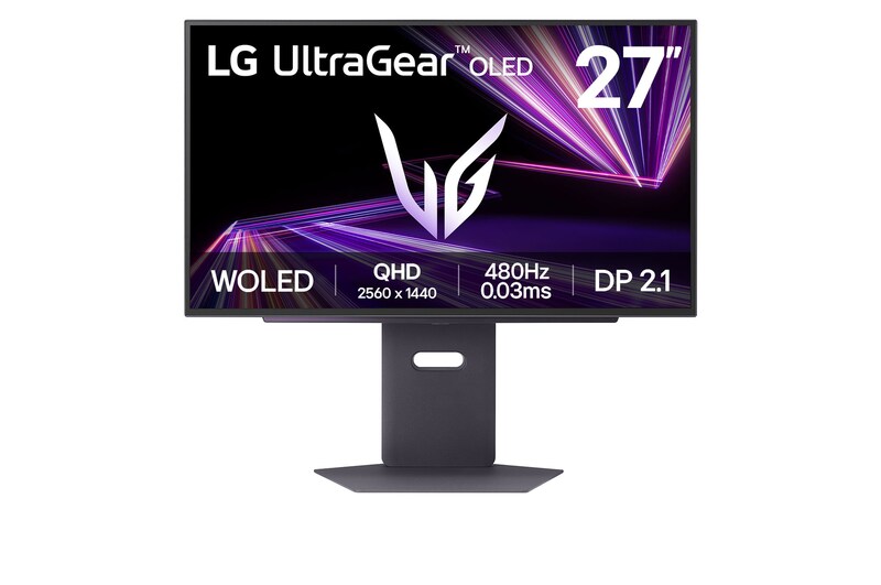 LG UltraGear OLED 27GX790A-B vue de face